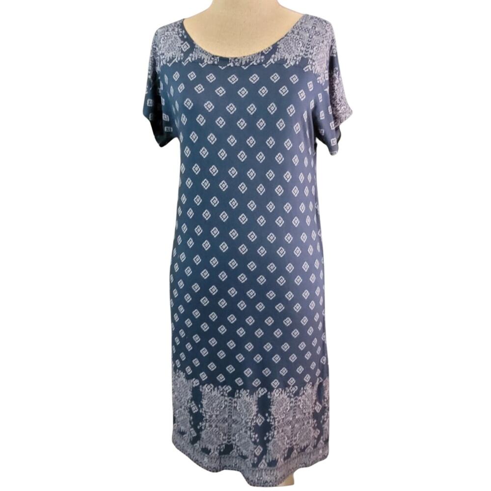 Lucky Brand Blue Tee Shirt Dress Size Small